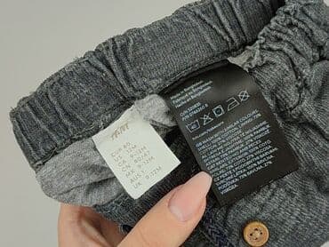 ubranka dla niemowląt 0 3 h m: Niemowlęce spodnie materiałowe, 9-12 miesięcy, 74-80 cm, H&M, stan - Idealny — 4