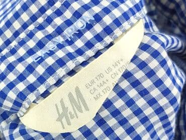 lidl koszula flanelowa: Koszula 16 lat, stan - Bardzo dobry, wzór - Kratka, kolor - Niebieski — 4