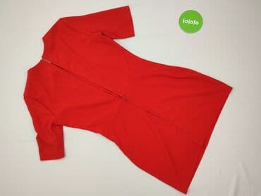 czerwona obcisła sukienka h m: H&M, Sukienka damska, rozmiar M — 3