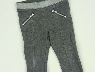 legginsy woskowane z wysokim stanem: Legginsy dziecięce, H&M, 1.5-2 lat, 92, stan - Bardzo dobry — 1
