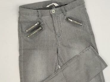 sukienki dla nastolatek h m: Spodnie jeansowe, H&M, 10 lat, 134/140, stan - Bardzo dobry — 1
