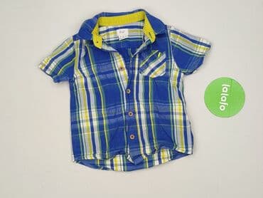lidl koszula flanelowa: Koszula 1.5-2 lat, stan - Idealny, wzór - Kratka, kolor - Niebieski — 2