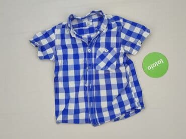 lidl koszula flanelowa: Koszula 5-6 lat, stan - Idealny, wzór - Kratka, kolor - Niebieski — 2