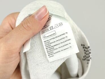 legginsy woskowane z wysokim stanem: Legginsy dziecięce, H&M, 5-6 lat, 110/116, stan - Bardzo dobry — 5