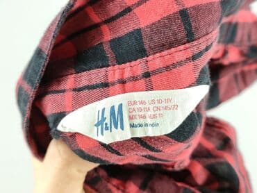lidl koszula flanelowa: Koszula 10 lat, stan - Bardzo dobry, wzór - Kratka, kolor - Czerwony — 4