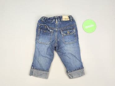 sukienka khaki h m: Spodnie jeansowe, H&M, 12-18 miesięcy, stan - Idealny — 3