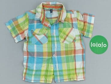 lidl koszula flanelowa: Koszula 1.5-2 lat, stan - Bardzo dobry, wzór - Kratka, kolor - Błękitny — 2