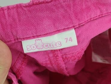sukienki z weluru i aksamitu allegro: Niemowlęce spodnie materiałowe, 6-9 miesięcy, 68-74 cm, So cute, stan - Idealny — 4
