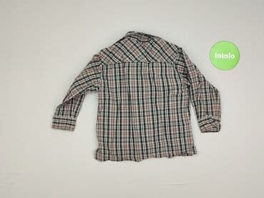 lidl koszula flanelowa: Koszula 1.5-2 lat, stan - Bardzo dobry, wzór - Kratka, kolor - Beżowy — 3