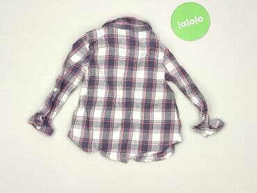 lidl koszula flanelowa: Koszula 1.5-2 lat, stan - Bardzo dobry, wzór - Kratka, kolor - Biały — 3