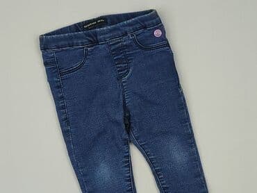 stradivarius spodnice: Spodnie jeansowe, Reserved, 9-12 miesięcy, stan - Bardzo dobry — 1