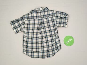 lidl koszula flanelowa: Koszula 3-4 lat, stan - Idealny, wzór - Kratka, kolor - Niebieski — 3