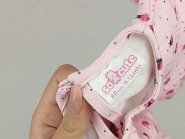 różowa sukienka c a: Sukienka, So cute, 9-12 miesięcy, stan - Idealny — 4