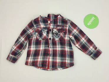 lidl koszula flanelowa: Koszula 1.5-2 lat, stan - Bardzo dobry, wzór - Kratka, kolor - Kolorowy — 2