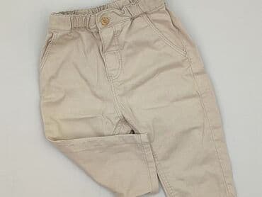 sukienka khaki h m: Spodnie jeansowe, H&M, 9-12 miesięcy, stan - Idealny — 1