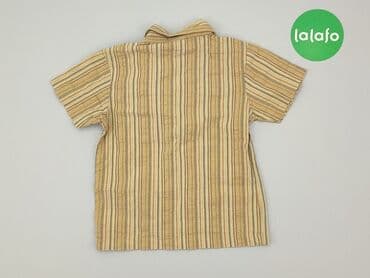 lidl koszula flanelowa: Koszula 1.5-2 lat, stan - Dobry, wzór - W paski, kolor - Beżowy — 3