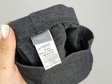 legginsy woskowane z wysokim stanem: Legginsy dziecięce, Next, 10 lat, 140, stan - Idealny — 5