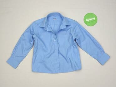 lidl koszula flanelowa: Koszula 4-5 lat, stan - Idealny, wzór - Jednolity kolor, kolor - Błękitny — 2