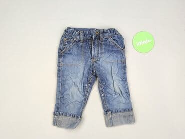 sukienka khaki h m: Spodnie jeansowe, H&M, 12-18 miesięcy, stan - Idealny — 2