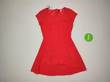 czerwona obcisła sukienka h m: H&M, Sukienka damska, rozmiar XS — 2