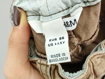 czerwona obcisła sukienka h m: Spodnie jeansowe, H&M, 12-18 miesięcy, stan - Dobry — 4