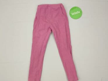 legginsy woskowane z wysokim stanem: Legginsy dziecięce, Endo, 8 lat, 128, stan - Idealny — 2