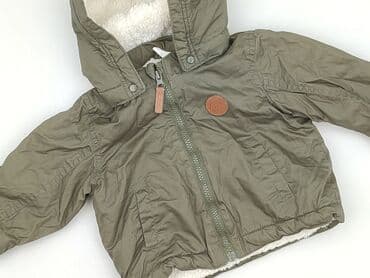 sukienka khaki h m: Kurtka, H&M, 6-9 miesięcy, stan - Bardzo dobry — 1