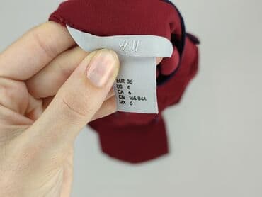 czerwona obcisła sukienka h m: H&M, Sukienka damska, rozmiar S — 4