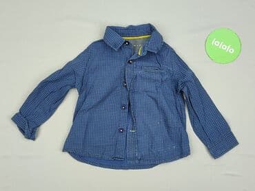 lidl koszula flanelowa: Koszula 2-3 lat, stan - Bardzo dobry, wzór - Kratka, kolor - Niebieski — 2