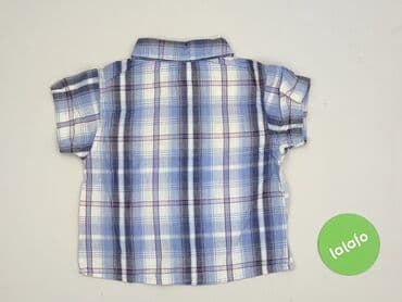 lidl koszula flanelowa: Koszula 1.5-2 lat, stan - Idealny, wzór - Kratka, kolor - Niebieski — 3