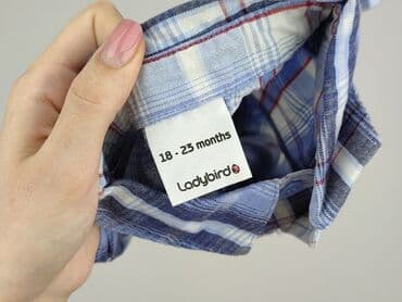 lidl koszula flanelowa: Koszula 1.5-2 lat, stan - Idealny, wzór - Kratka, kolor - Niebieski — 4