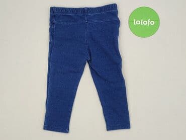 legginsy woskowane z wysokim stanem: Spodnie jeansowe, Primark, 9-12 miesięcy, stan - Bardzo dobry — 2