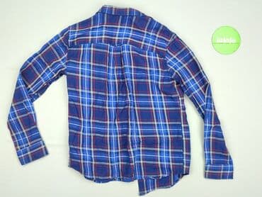 lidl koszula flanelowa: Koszula 13 lat, stan - Idealny, wzór - Kratka, kolor - Niebieski — 3