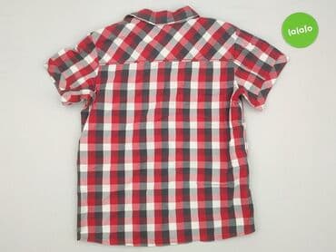 lidl koszula flanelowa: Koszula 15 lat, stan - Bardzo dobry, wzór - Kratka, kolor - Czerwony — 3