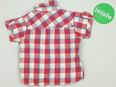 lidl koszula flanelowa: Koszula 1.5-2 lat, stan - Bardzo dobry, wzór - Kratka, kolor - Czerwony — 3