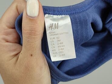 ubranka dla niemowląt 0 3 h m: Bluzka, H&M, 0-3 miesięcy, stan - Bardzo dobry — 4