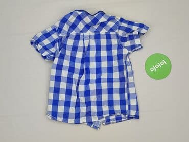 lidl koszula flanelowa: Koszula 5-6 lat, stan - Idealny, wzór - Kratka, kolor - Niebieski — 3