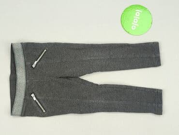 legginsy woskowane z wysokim stanem: Legginsy dziecięce, H&M, 1.5-2 lat, 92, stan - Bardzo dobry — 2