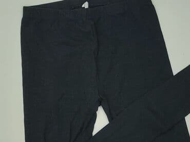 legginsy woskowane z wysokim stanem: Legginsy dziecięce, 14 lat, 158/164, stan - Idealny — 1