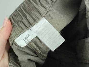 sukienka khaki h m: Niemowlęce spodnie materiałowe, 12-18 miesięcy, 80-86 cm, H&M, stan - Idealny — 4