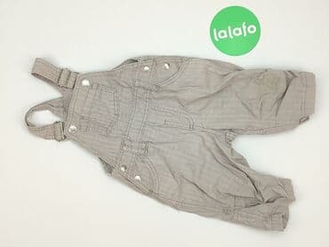 sukienka khaki h m: Ogrodniczki, H&M, 3-6 miesięcy, stan - Dobry — 2