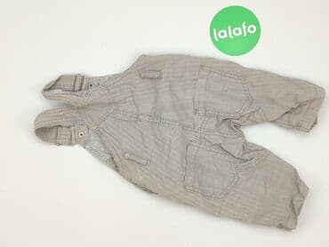 sukienka khaki h m: Ogrodniczki, H&M, 3-6 miesięcy, stan - Dobry — 3