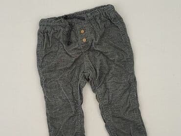 ubranka dla niemowląt 0 3 h m: Niemowlęce spodnie materiałowe, 9-12 miesięcy, 74-80 cm, H&M, stan - Idealny — 1