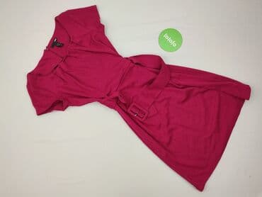 czerwona obcisła sukienka h m: H&M, Sukienka damska, rozmiar L — 2