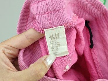 ubranka dla niemowląt 0 3 h m: Niemowlęce spodnie materiałowe, 6-9 miesięcy, 68-74 cm, H&M, stan - Dobry — 4