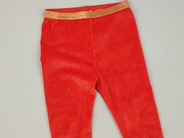 legginsy woskowane z wysokim stanem: Legginsy dziecięce, So cute, 1.5-2 lat, 92, stan - Bardzo dobry — 1