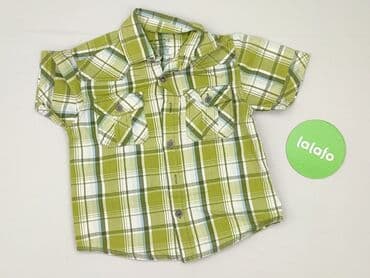 lidl koszula flanelowa: Koszula 3-4 lat, stan - Idealny, wzór - Kratka, kolor - Zielony — 2