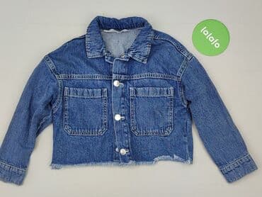 sukienki dla nastolatek h m: Dziecięca kurtka jeansowa, 5-6 lat, 110-116 cm, H&M, stan - Idealny — 2