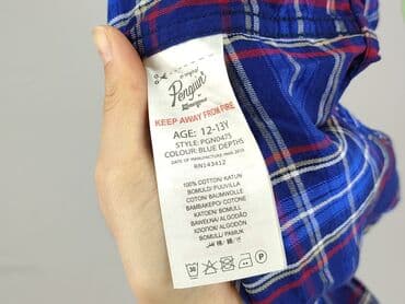 lidl koszula flanelowa: Koszula 13 lat, stan - Idealny, wzór - Kratka, kolor - Niebieski — 5