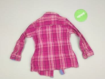 lidl koszula flanelowa: Koszula 3-4 lat, stan - Idealny, wzór - Kratka, kolor - Różowy — 3